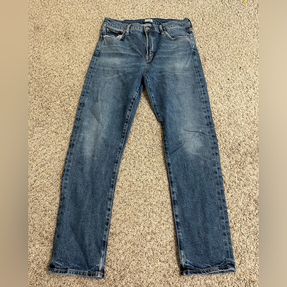 Citizens Of Humanity Vintage Wash Blue Jeans Harlow Ankle Mid Rise Slim Size 28